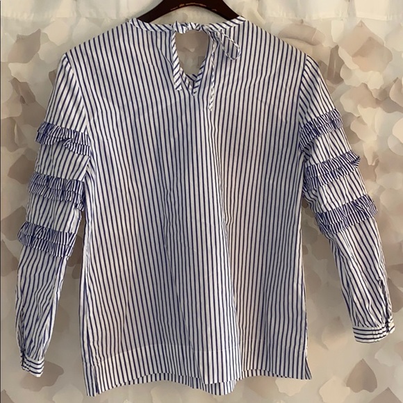 J.Crew Ruffled Blouse - Picture 2 of 3